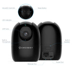 1080P Pet Camera - Black