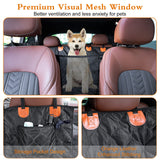 Pet Seat Cover with Mesh Window