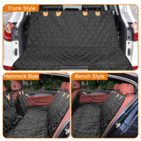 Pet Seat Cover with Mesh Window