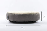 20" Donut Pet Bed - Grey