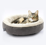 20" Donut Pet Bed - Grey